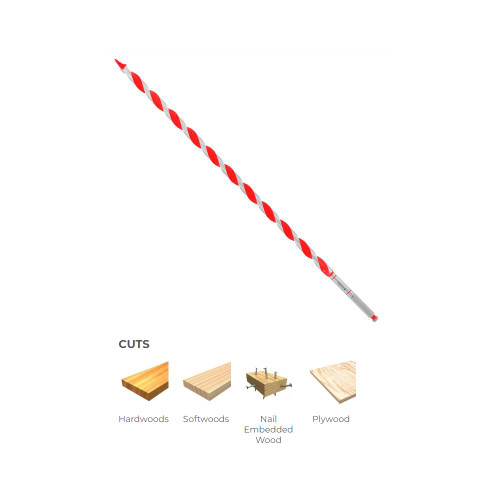 Diablo DAG3030 1/2 Inch x 17-1/2 Inch Auger Bit - 5/16 Inch Hex Shank