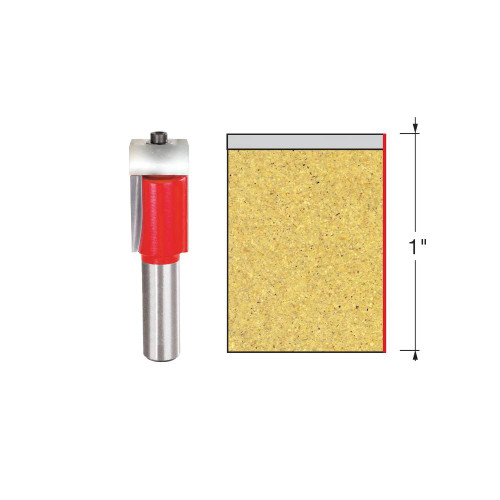 Freud 42-118 3/4 Inch x 1 Inch Bearing Flush Trim Router Bit - 1/2 Inch Shank