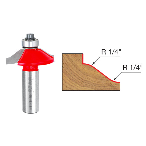 Freud 199-470-1/2 Inch Reversible Wainscoting Router Bit - 1/2 Inch Shank