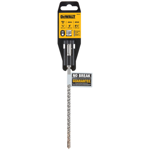 DeWalt DW5418 1/4 Inch x 6-1/2 Inch x 8-1/2 Inch SDS Plus Hammer Masonry Drill Bit
