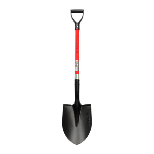 Summit ST10207 Round Mouth Shovel with Reinforced Fibreglass D-Handle