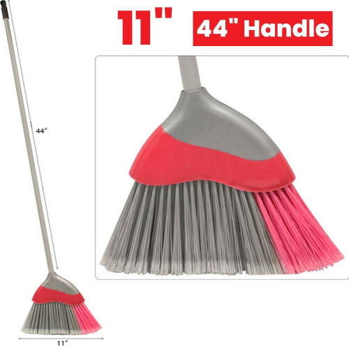 Summit ST10304 11 inch Angle Broom with 44 inch Long Handle