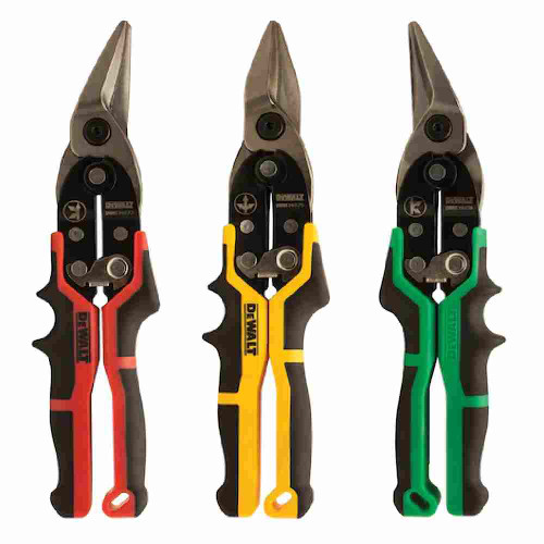 DeWalt DWHT14676 3pc Ergo Aviation Snip Set