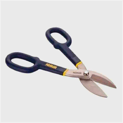 Irwin 22010 12-3/4 inch Flat Tinner Snip showing with jaws open