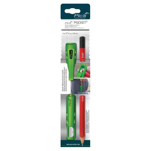 Pica 505-04 POCKET with Classic 545 FOR ALL Graphite Universal Marking Pencil