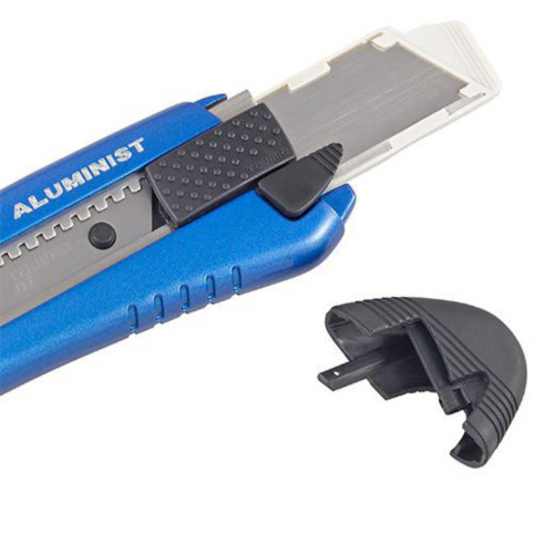 Tajima AC-700B Rock Hard Aluminist 700B 25mm Auto Lock Utility Knife showing blade being changed