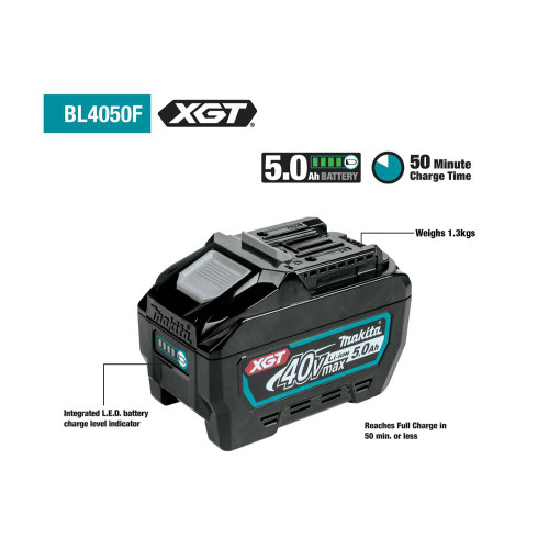 Makita BL4050F 40V MAX XGT 5.0Ah Li-Ion Battery