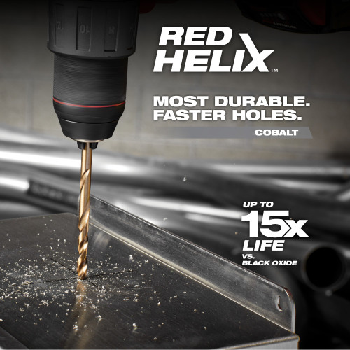 Milwaukee 48-89-2522 9.5mm Cobalt RED HELIX Twist Drill Bit
