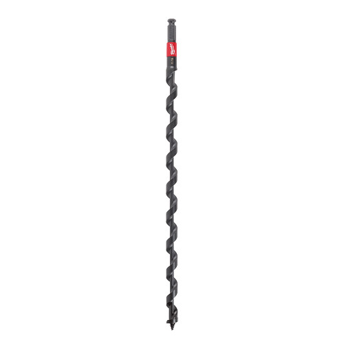 Milwaukee 48-13-6710 SHOCKWAVE IMPACT DUTY 1 inch x 18 inch  Lineman foots Wood Auger Bit