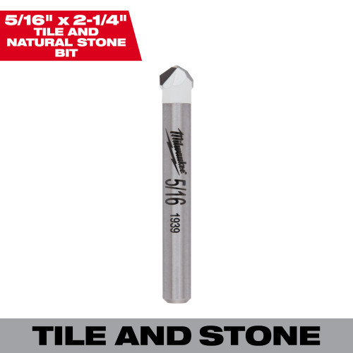 Milwaukee 48-20-8993 5/16 inch Tile and Natural Stone Bit