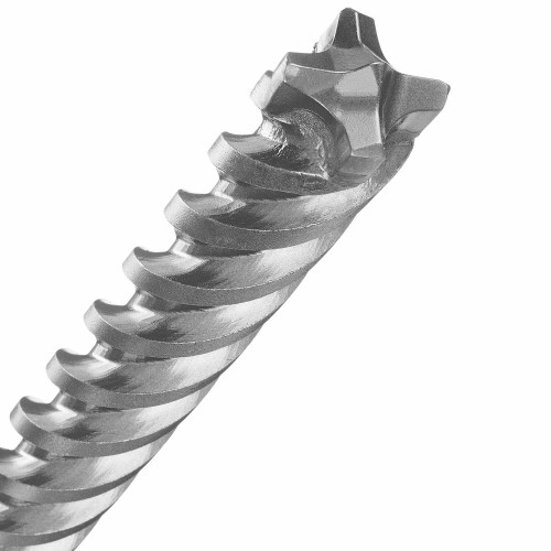 Bosch HCFC2287 Bulldog Xtreme 1-1/8 inch x 16 inch x 18 inch 4-Cutter SDS-Plus Rotary Hammer Drill Bit