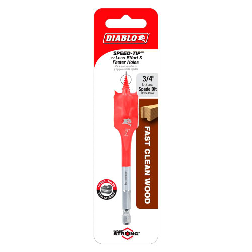 Diablo DSP1040 3/4 inch x 4 inch Speed-Tip Spade Bit
