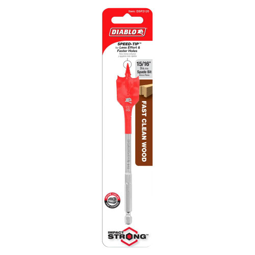 Diablo DSP2120 15/16 inch x 6 inch Speed-Tip Spade Bit