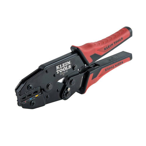 Klein Tools 3005CR Ratcheting Crimper for 10-22 AWG Insulated Terminals