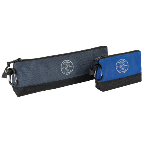 Klein Tools 55559 14 Inch  and 7 Inch Stand-Up Zipper Tool Bags - 2pk