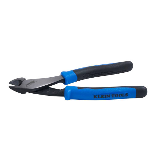 Klein Tools J2000-48 2000 Series 8 inch Angled-Head Diagonal-Cutting Pliers showing angle of the head