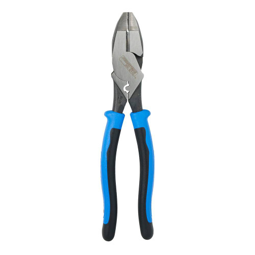 Klein Tools J2000-9NECRTP 2000 Series 9-1/2 inch Lineman foots Side-Cutting Pliers showing from a different angle