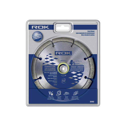 ROK 26192 4-1/2 inch Crack Chaser Diamond Blade - Pro Series