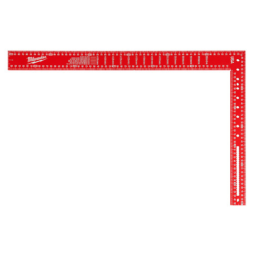 Milwaukee MLSQ124 400mm x 600mm Metric Aluminum Framing Square