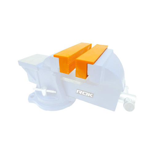 ROK 2pc 4-1/2 Inch Magnetic Vise Jaw Pad Set