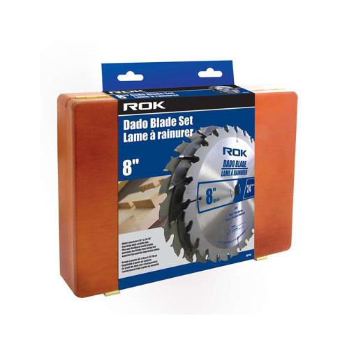 ROK 40715 8 inch 24T Dado Blade Set