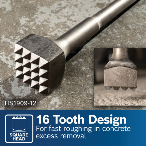 Bosch HS1909 1-3/4 inch Square Head x 9-1/4 inch 16T SDS Max Bushing Tool