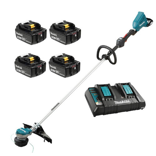 Makita DUR368LPT4 18Vx2 LXT 15 Inch  Brushless Line Trimmer Kit