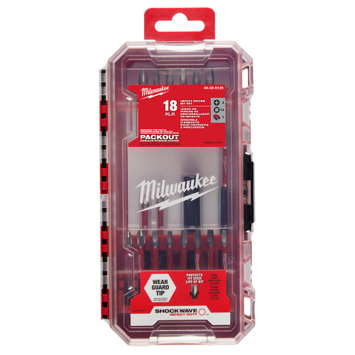Milwaukee 48-32-5125 18pc SHOCKWAVE Impact Duty Driver Bit Set