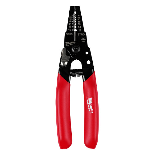 Milwaukee 48-22-3043 10-24 AWG Compact Dipped Grip Wire Stripper  and Cutter