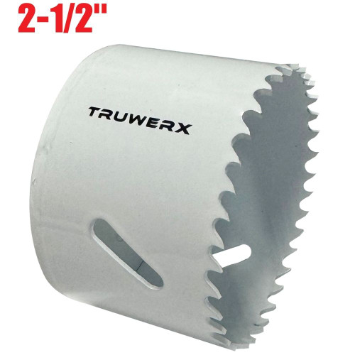 Truwerx 52646 2-1/2 Inch Bi-Metal Hole Saw Drilling