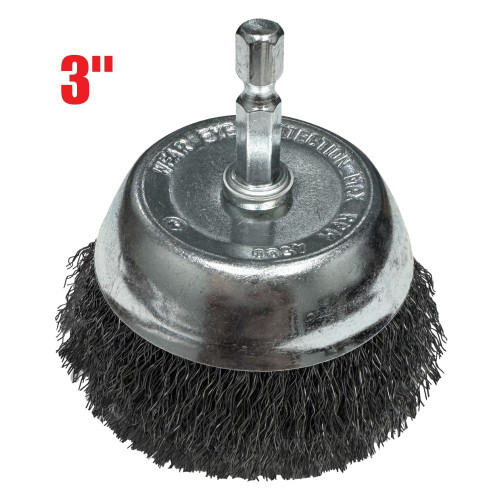 Truwerx 54658 3 Inch End Cup Brush - Fine