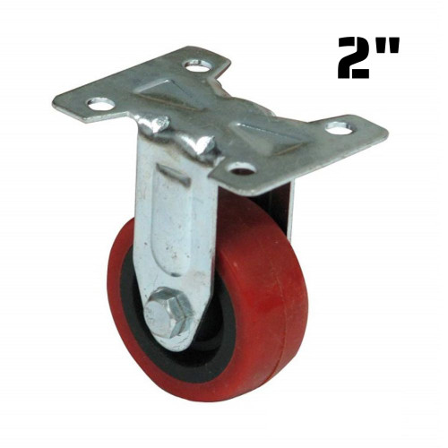 Truwerx 86131 2 Inch PU Fixed Caster Wheel