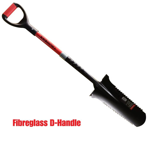 Truwerx 10214 Drain Spade with Fibreglass D-Handle
