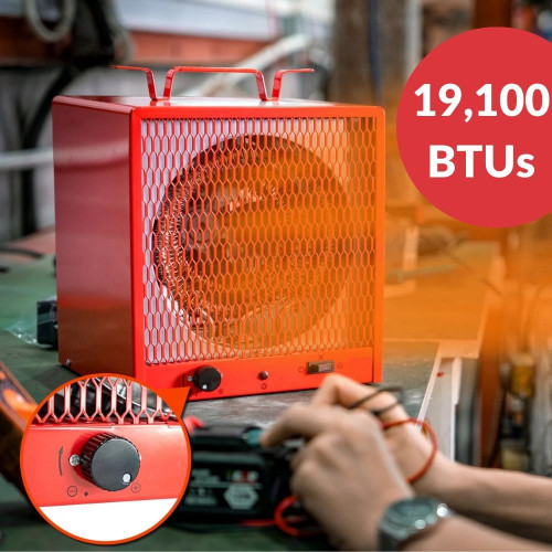 Truwerx 90602 5600W Construction Heater with Adjustable Thermostat