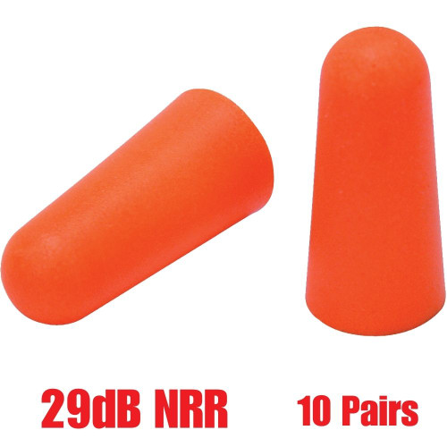 Truwerx 70130 Disposable Foam Ear Plugs - 10 Pair Pack