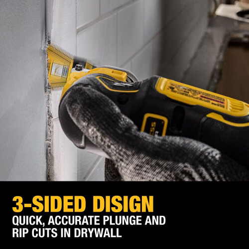 DeWalt DWA4283B 2-1/8 Inch Bi-Metal 3-Sided General-Purpose Oscillating Blades - 10pk