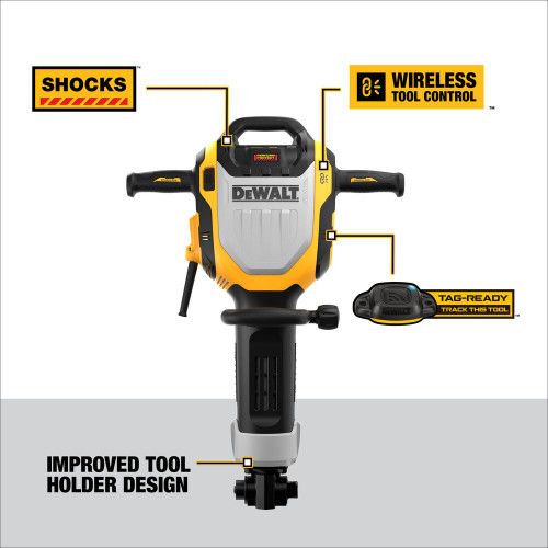 DeWalt D25966K 15 Amp 41 lbs 1-1/8 Inch Hex Breaking Hammer