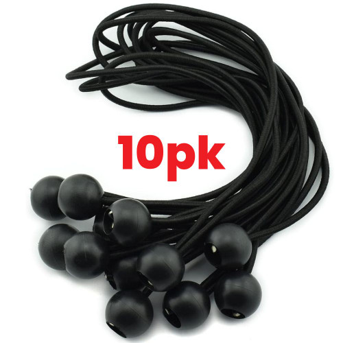 Summit Tools ST60255 Bungee Cords with Ball Ends - 10pk