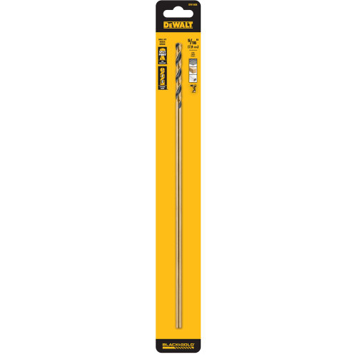 DeWalt DW1608 5/16 inch x 12 inch Extra Long HSS Aircraft Drill Bit