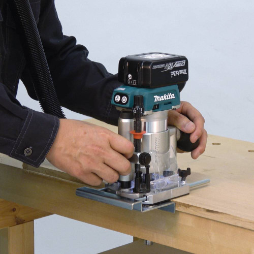 Makita DRT50ZJX6 18V LXT Cordless Brushless Compact Router with Accessories (Tool Only)