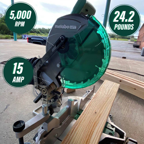 Metabo HPT C10FCG 15 Amp 10 Inch Compound Mitre Saw