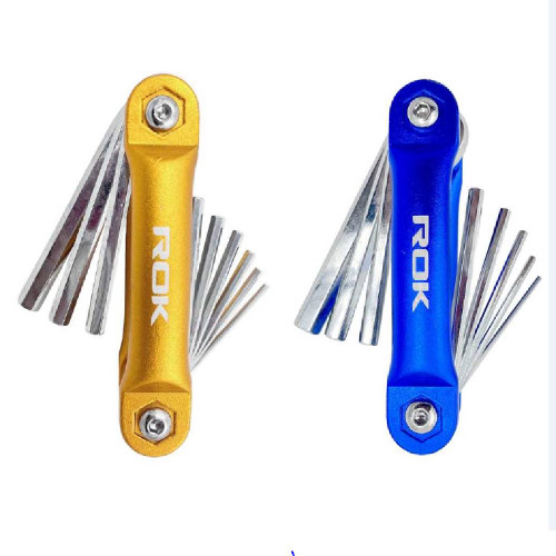 ROK 61000 Folding Hex Key Set SAE/Metric