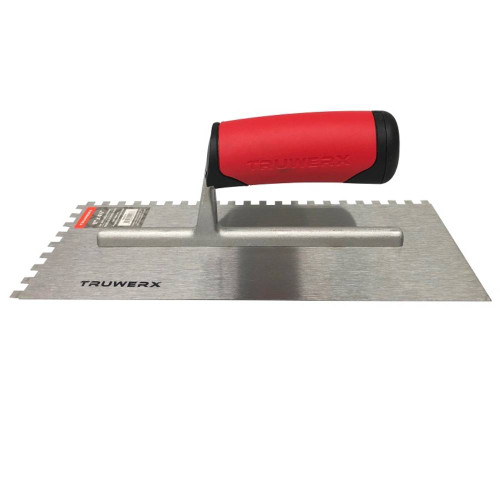 Truwerx 42216 11in x 4-1/2in 1/4in Notched Trowel
