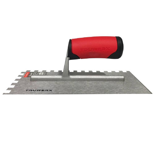 Truwerx 42218 11in x 4-1/2in 3/8in Notched Trowel