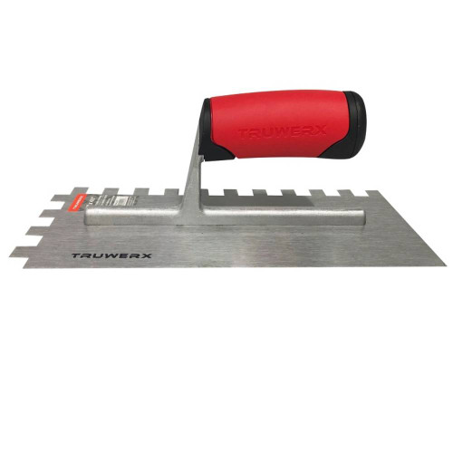 Truwerx 42220 11in x 4-1/2in 1/2in Notched Trowel