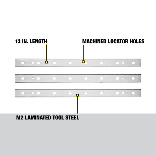 DeWalt DW7352 13 inch Disposable, Reversible Thickness Planer Knives