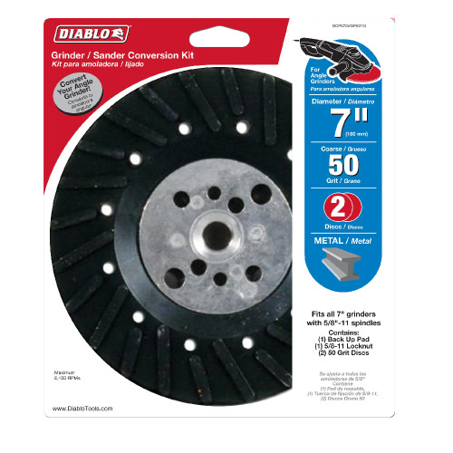 Diablo CDP070VGPS01G 7in Grinder / Sander Conversion Kit