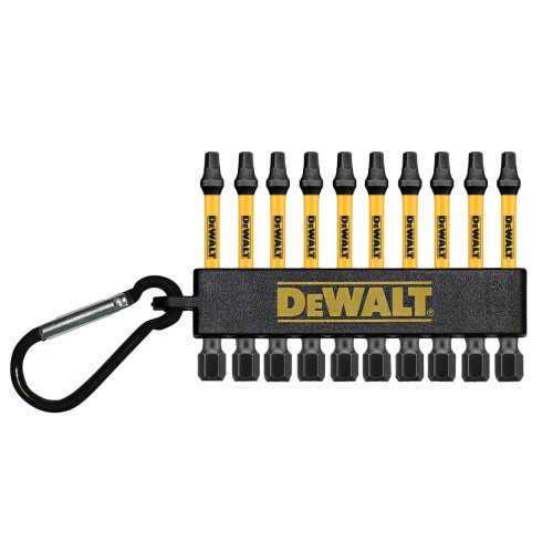 DeWalt 2 Inch Square #2 Impact Ready Driver Bits - 10pk
