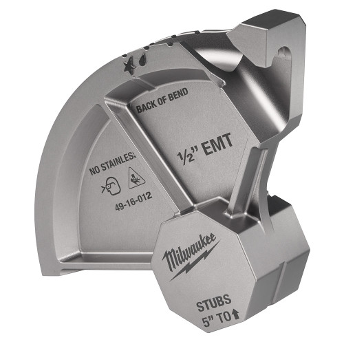 Milwaukee 1/2in EMT Conduit Bending Shoe for 5150-20 M18 Branch Conduit Bender