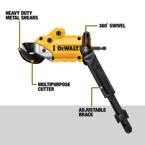 DeWalt DWASHRIR 18ga Impact Ready Shear Attachment